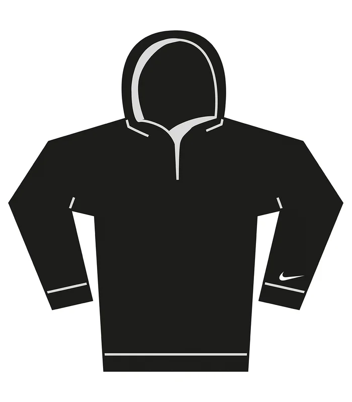 Nike Nike Velocity hoodie in Black/White