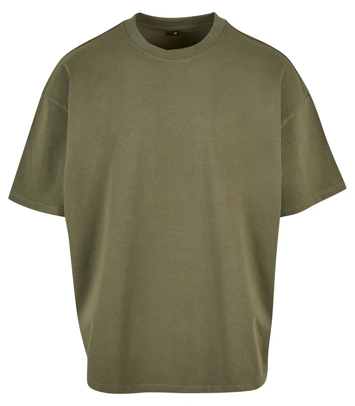 New Morning Studios New Morning Studios Heavy Jersey oversized tee in Olive