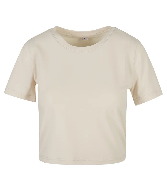 New Morning Studios New Morning Studios Womens cropped tee in Sand