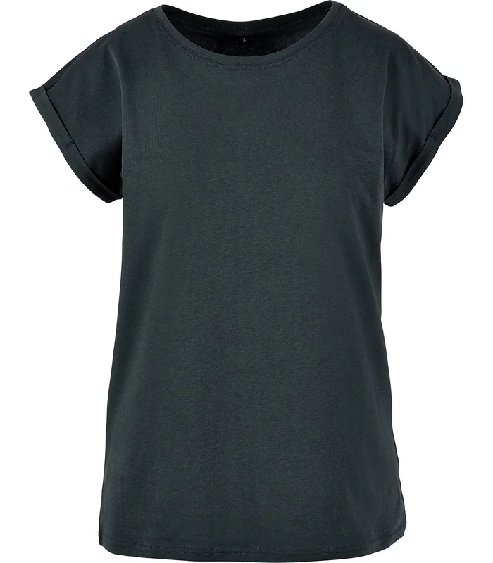 New Morning Studios New Morning Studios Womens regular extended shoulder tee in Magnet