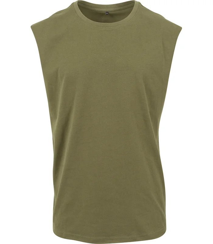 New Morning Studios New Morning Studios Sleeveless tee in Olive