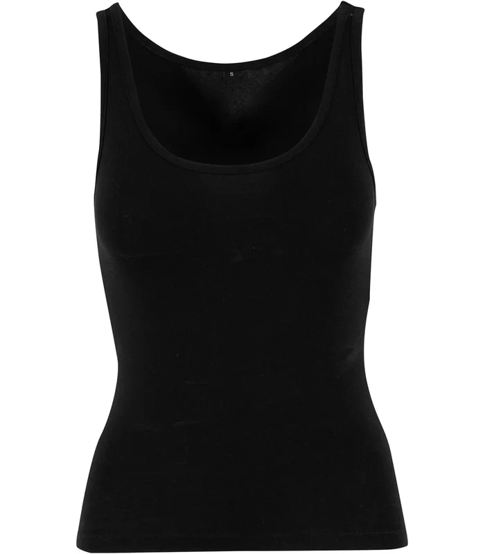 New Morning Studios New Morning Studios Womens basic tank top in Black