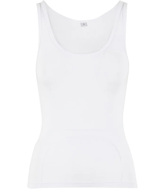 New Morning Studios New Morning Studios Womens basic tank top in White