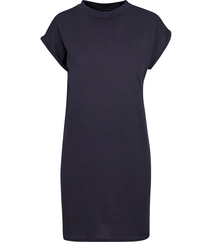 New Morning Studios New Morning Studios Womens extended shoulder dress in Navy