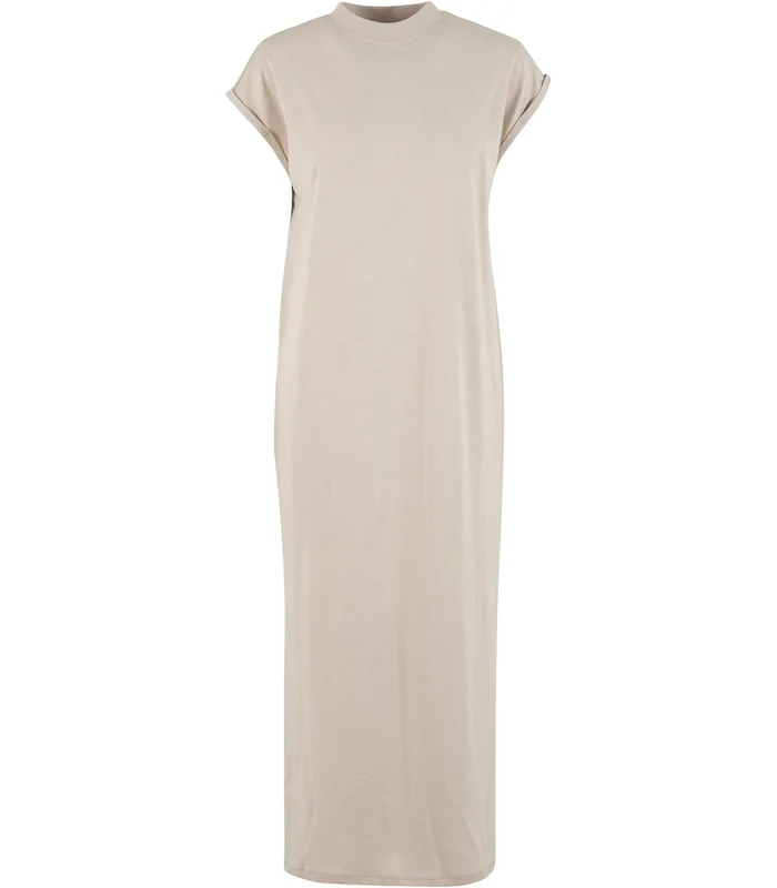 New Morning Studios New Morning Studios Womens long extended shoulder dress in Cloud