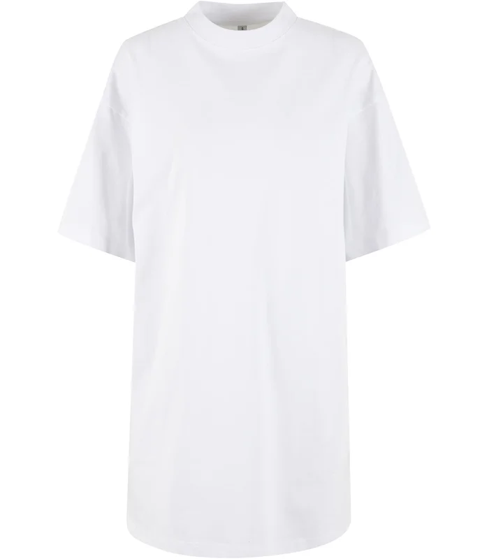 New Morning Studios New Morning Studios Womens heavy oversized tee dress in White