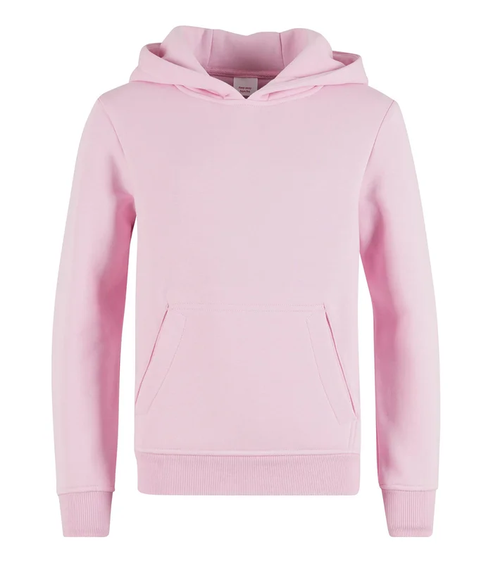 New Morning Studios New Morning Studios Kids basic hoodie in Soft Pink
