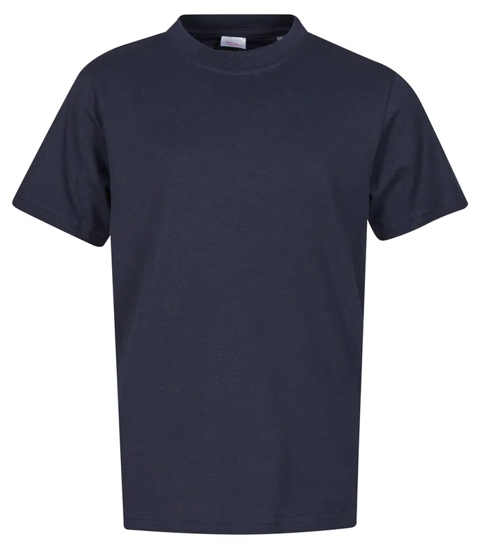New Morning Studios New Morning Studios Kids basic regular fit tee in Navy