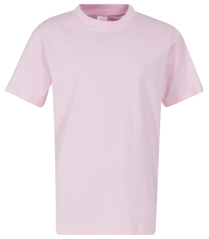 New Morning Studios New Morning Studios Kids basic regular fit tee in Soft Pink