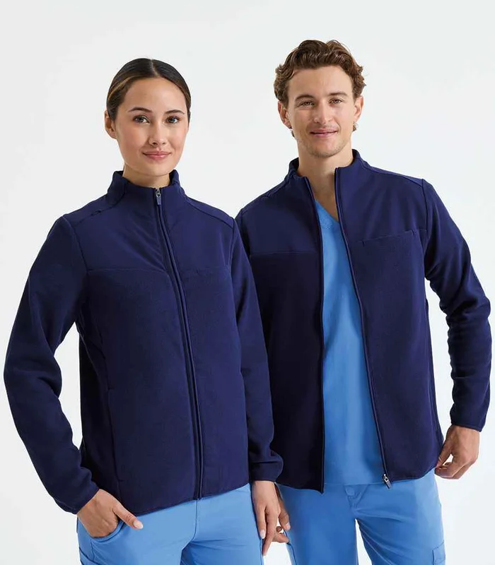 Onna by Premier Onna Agility Panelled Fleece Jacket in Navy