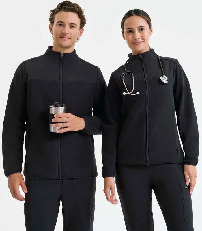 Onna by Premier Onna Ladies Agility Panelled Fleece Jacket in Black