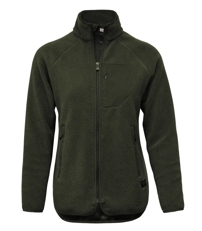 Nimbus Nimbus Womens Timberlake modern sherpa fleece in Olive