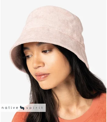 Native Spirit Native Spirit Terry Towel Bucket Hat in IVO