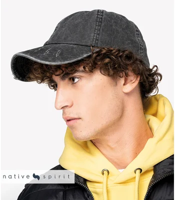 Native Spirit Native Spirit Washed Destroy Cap in WBK