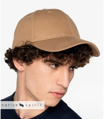 Native Spirit Native Spirit 6 Panel Cap in BLK
