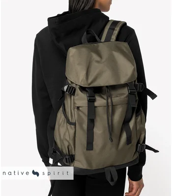 Native Spirit Native Spirit Unisex Backpack in Black