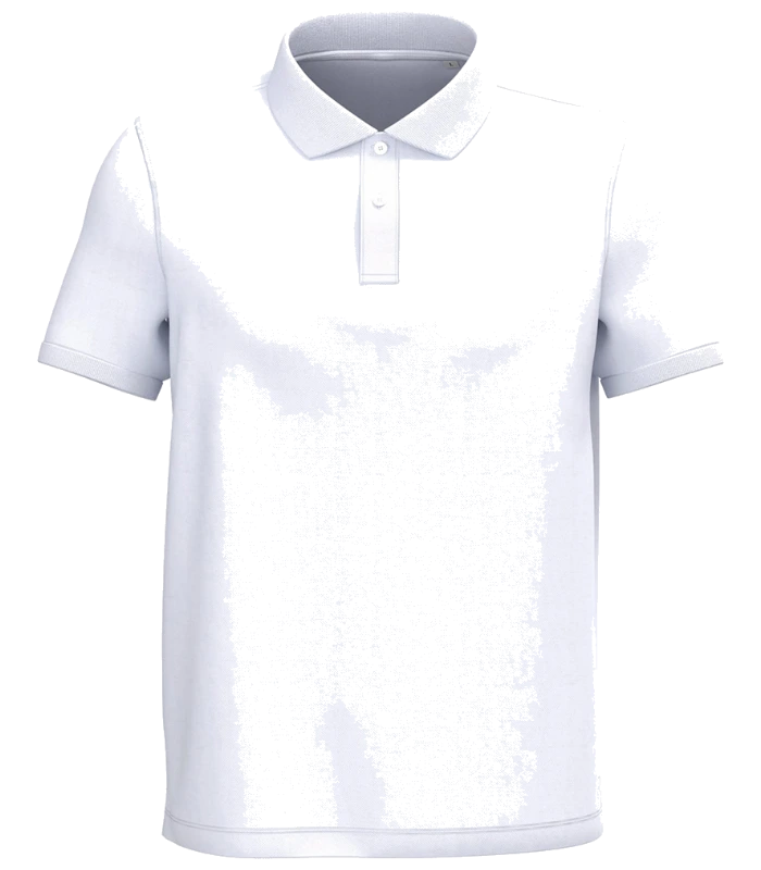 Native Spirit Native Spirit Piqué Polo Shirt in WHI