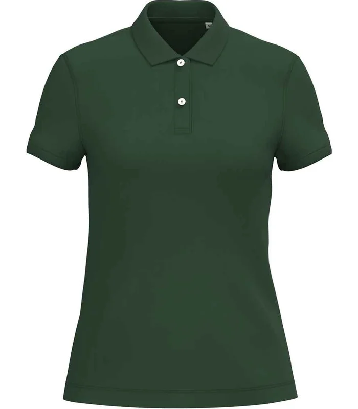 Native Spirit Native Spirit Ladies Piqué Polo Shirt in Forest Green