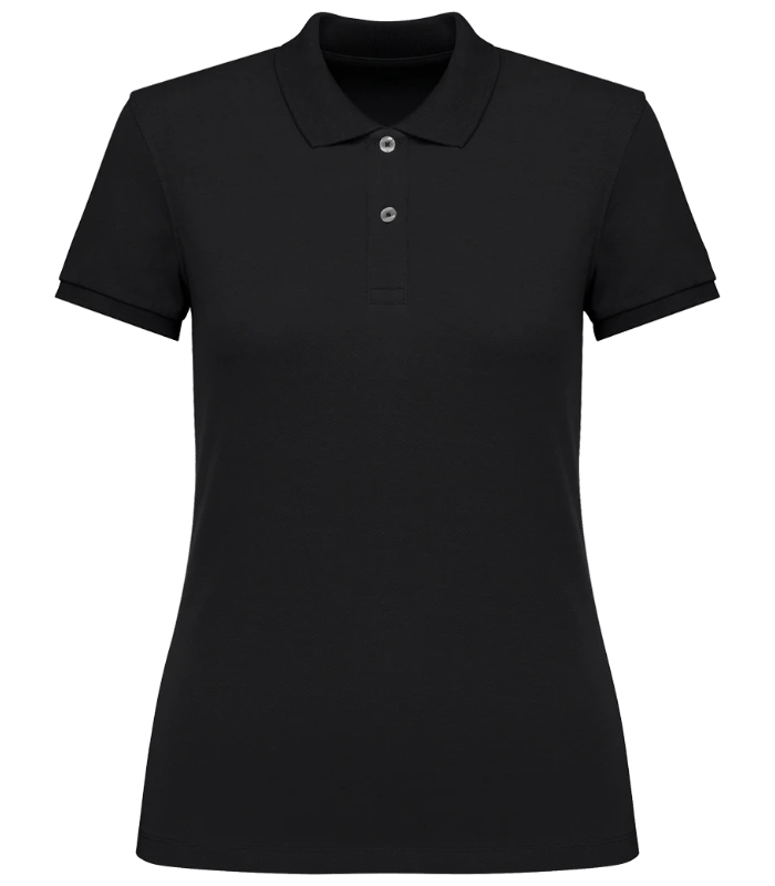 Native Spirit Native Spirit Ladies Piqué Polo Shirt in BLK