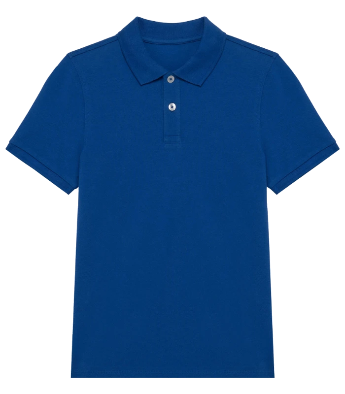 Native Spirit Native Spirit Kids Piqué Polo Shirt in SEB