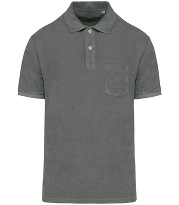 Native Spirit Native Spirit Terry Towel Polo Shirt in IRN