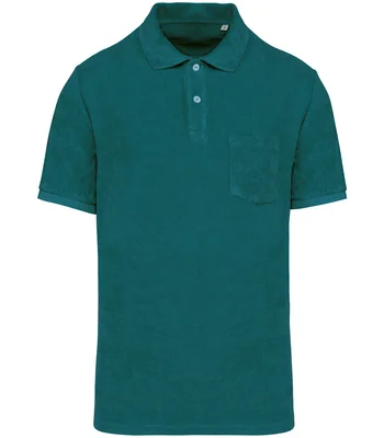 Native Spirit Native Spirit Terry Towel Polo Shirt in PCKG