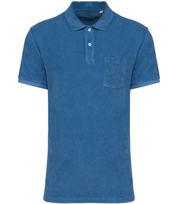 Native Spirit Native Spirit Terry Towel Polo Shirt in RIV