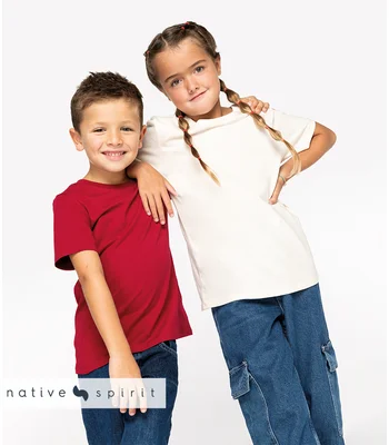 Native Spirit Native Spirit Kids T-Shirt in BLK
