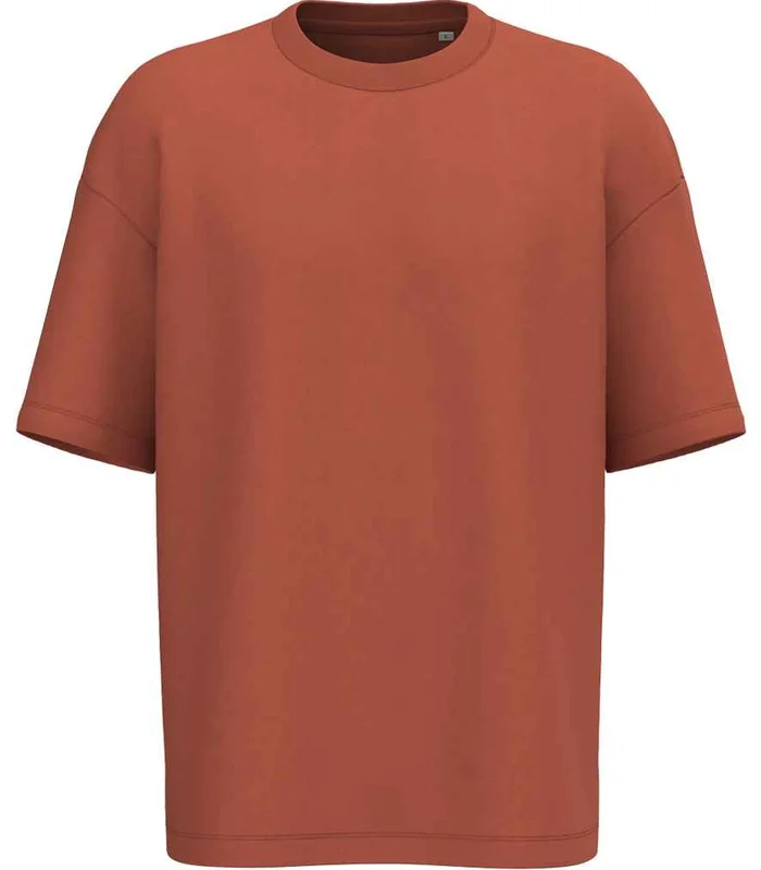 Native Spirit Native Spirit Unisex French Terry T-Shirt in Burnt Brick