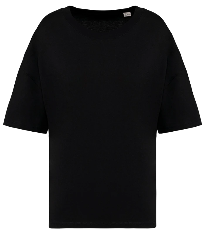 Native Spirit Native Spirit Ladies Oversized T-Shirt in BLK