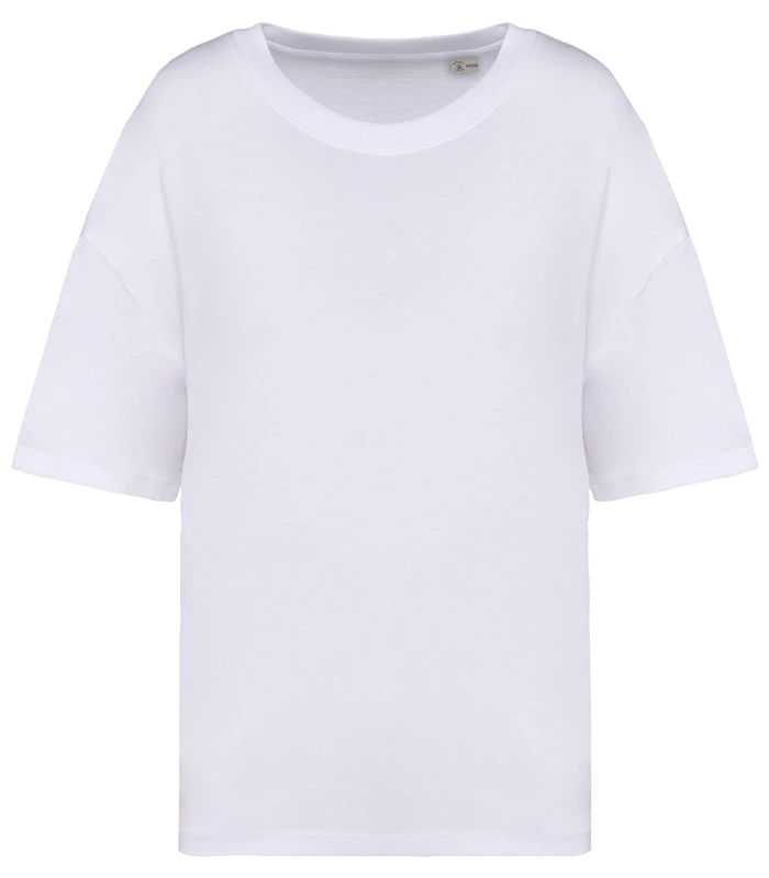 Native Spirit Native Spirit Ladies Oversized T-Shirt in WHI