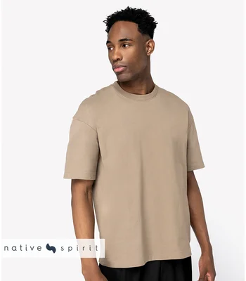 Native Spirit Native Spirit Oversized T-Shirt in BLK