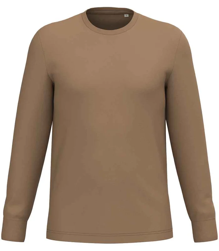 Native Spirit Native Spirit Unisex Long Sleeve T-Shirt in Dark Camel