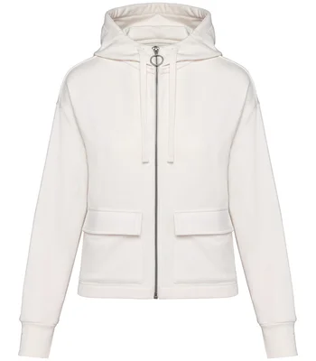 Native Spirit Native Spirit Ladies Full Zip Hooded Sweatshirt in IVO