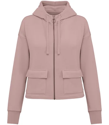 Native Spirit Native Spirit Ladies Full Zip Hooded Sweatshirt in PEL