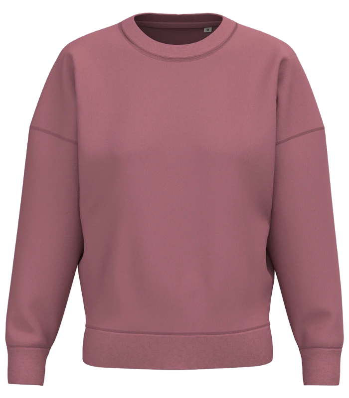Native Spirit Native Spirit Ladies Crew Neck Sweatshirt in Antique Rose