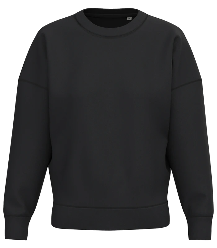 Native Spirit Native Spirit Ladies Crew Neck Sweatshirt in Black