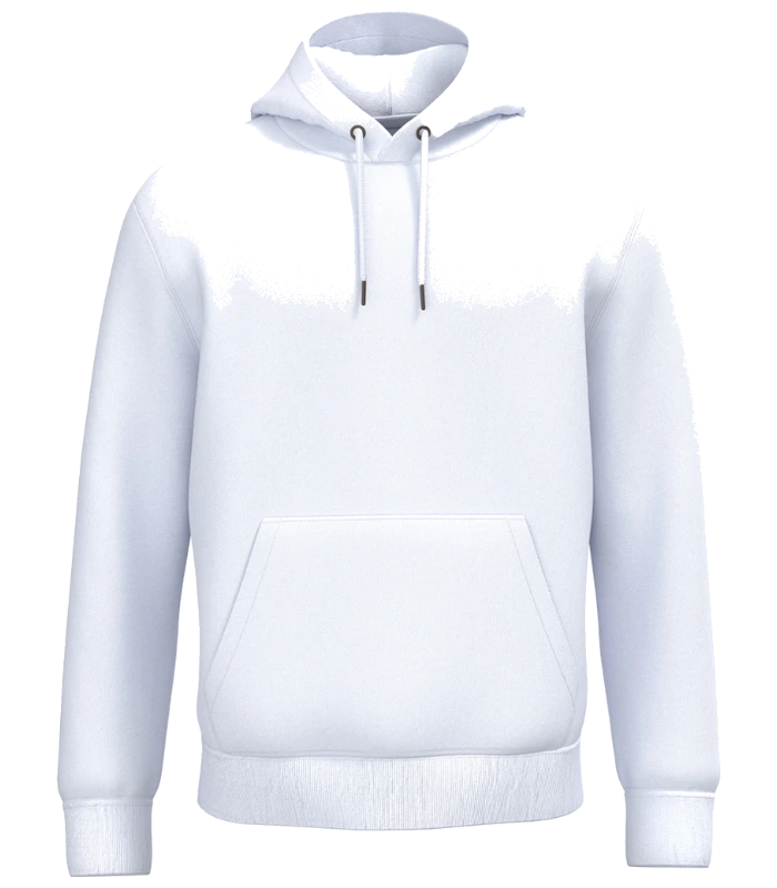 Native Spirit Native Spirit Unisex Hooded Sweatshirt in White