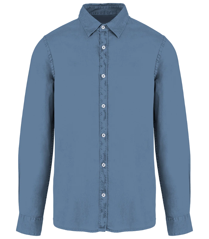 Native Spirit Native Spirit Washed Long Sleeve Shirt in WCB