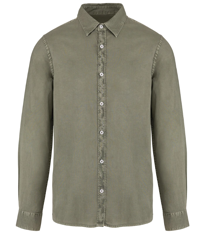 Native Spirit Native Spirit Washed Long Sleeve Shirt in WKH