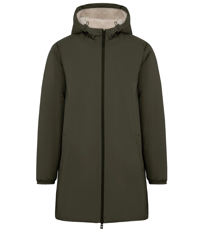 Native Spirit Native Spirit Unisex Sherpa Lined Waterproof Jacket in ORK