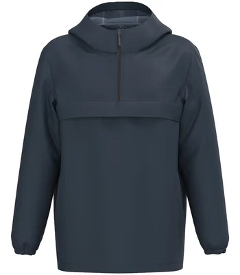 Native Spirit Native Spirit Unisex Waterproof 1/4 Zip Windbreaker in Navy