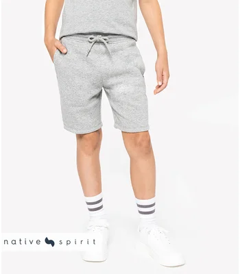 Native Spirit Native Spirit Kids Bermuda Shorts in BLK