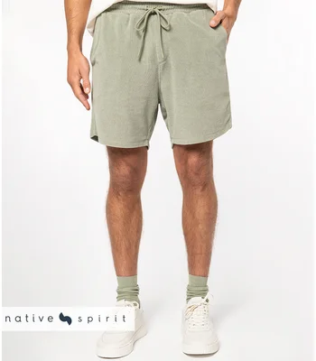 Native Spirit Native Spirit Terry Towel Shorts in IVO