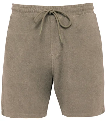 Native Spirit Native Spirit Terry Towel Shorts in CCF