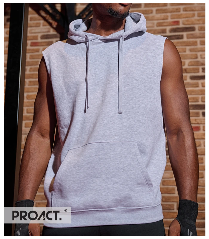 Proact Proact Unisex Sleeveless Hoodie in OXF