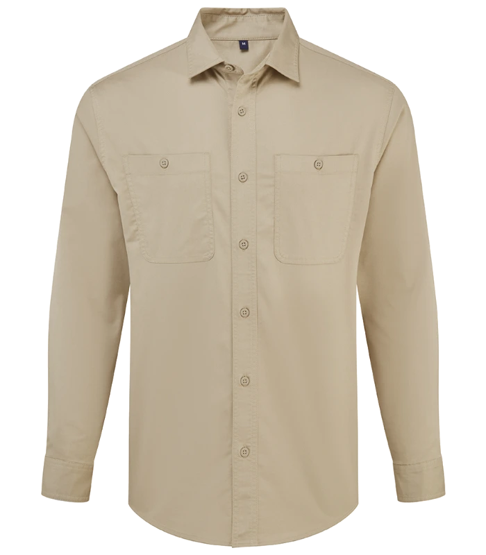 Premier Premier Unisex Utility 2.0 Service Shirt in Stay Khaki
