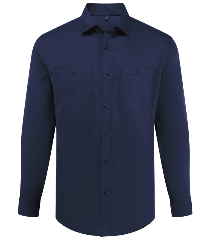 Premier Premier Unisex Utility 2.0 Service Shirt in Stay Navy