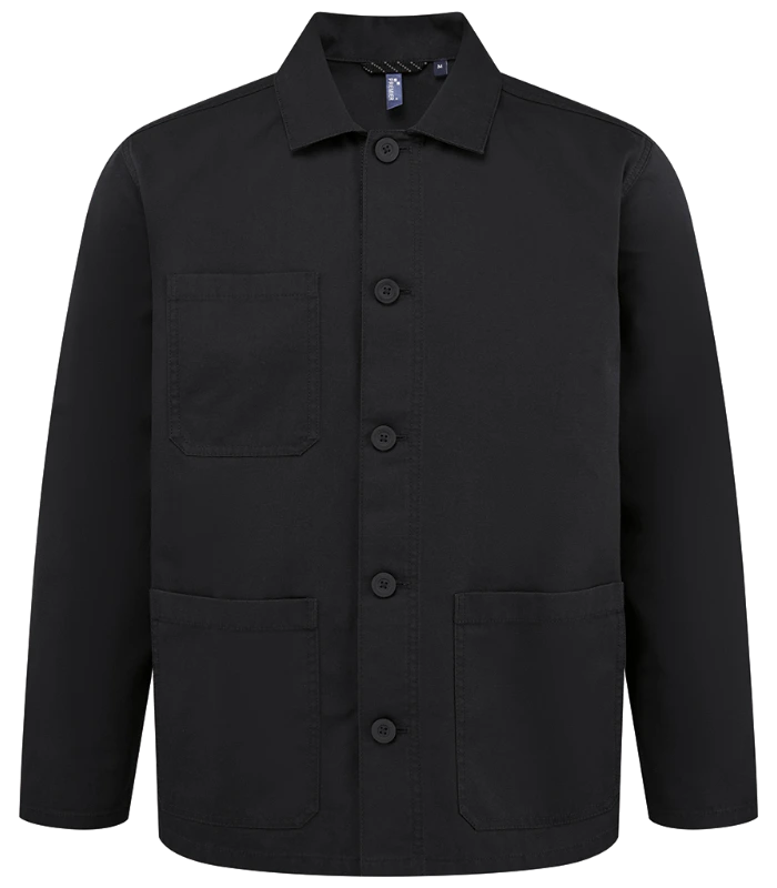 Premier Premier Unisex Utility 2.0 Chore Jacket in Stay Black