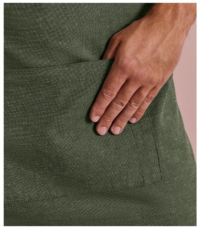 Premier Premier Annex Oxford Bib Apron in BUR